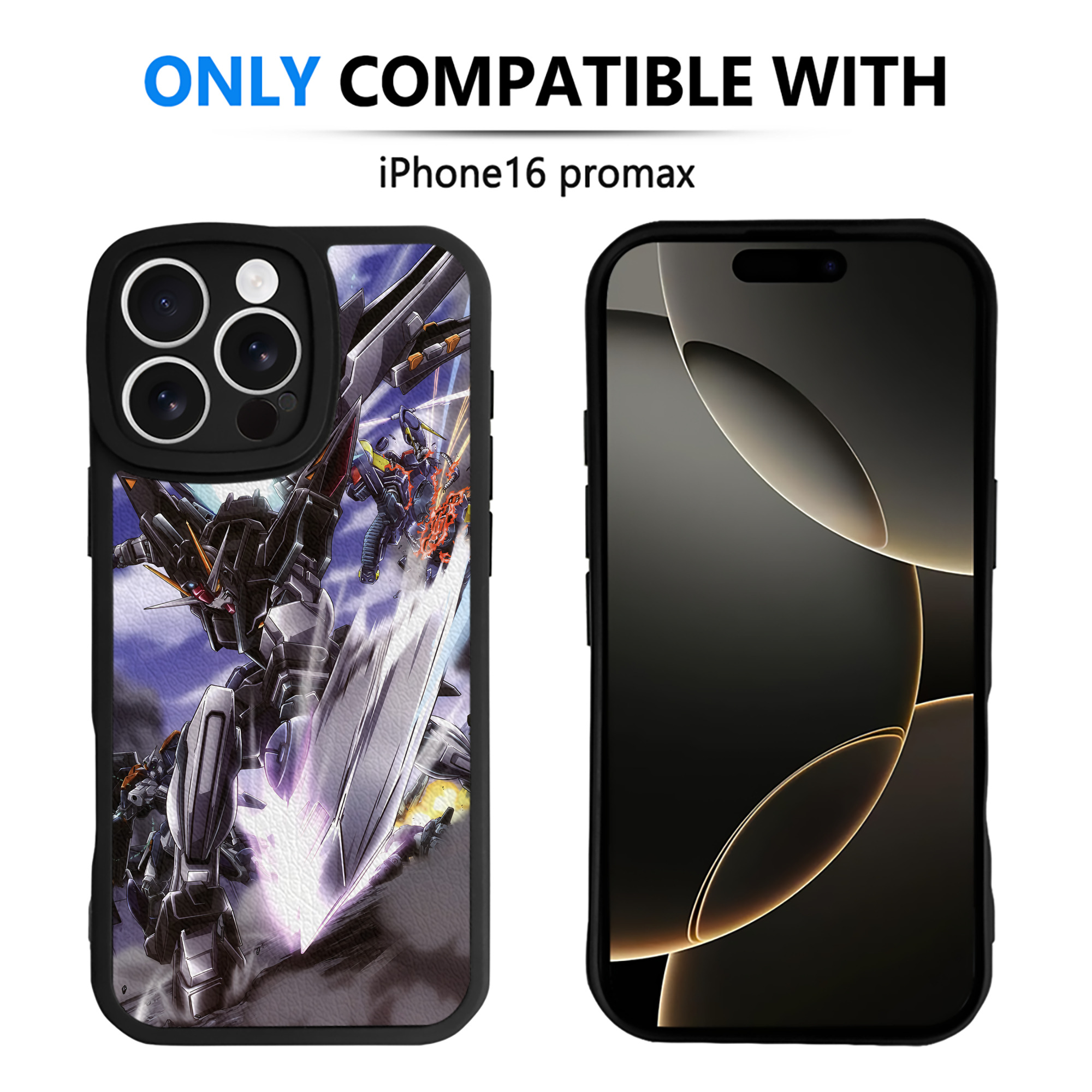 （画像用） 機動戦士ガンダム Mobile Suit Gundam 【iPhone 16シリーズ対応】シリコンスマホケース（レザー調） 材質：シリコン